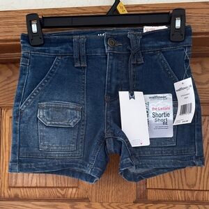 Wallflower Dark Blue Denim  Shorts